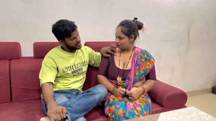Aksha's Desi Seduction: Owner Fucks Maid in Rough Doggy Style