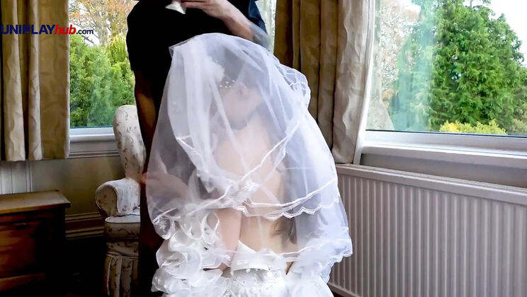 British Bride Rose Gets Her Tight Pussy Filled in Missionary