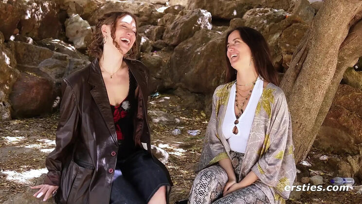 Blind Date Lesbians Calita & Sofi Finger Each Other Wet & Hairy