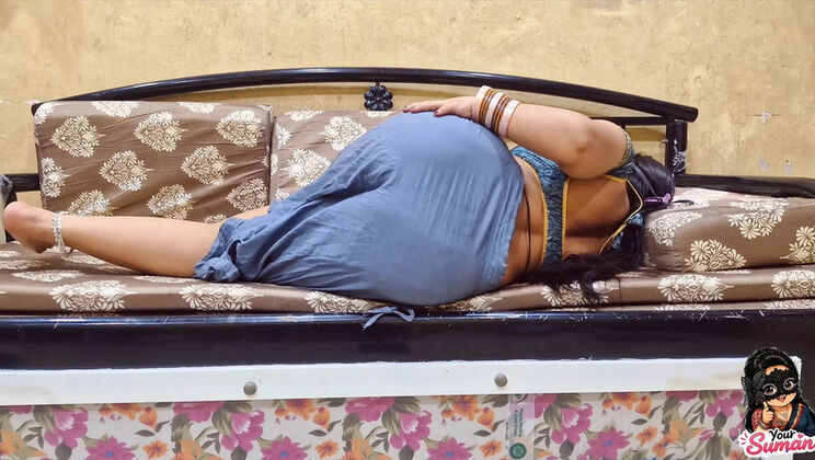 Desi Indian Stepmom Shows Off Her Huge Ass in POV Blowjob