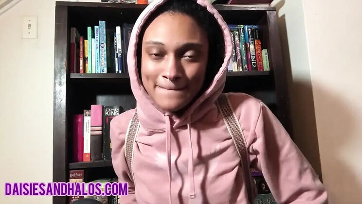 Horny College Slut Takes Huge Anal Dildo Roleplay Video