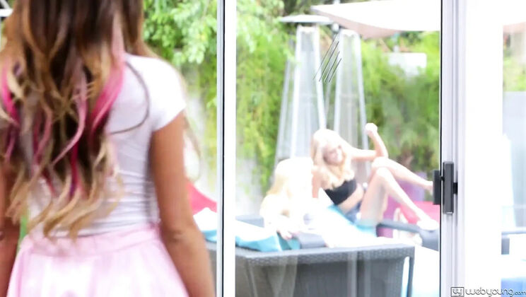 Huge Tits Threesome With Young Step-Sisters Web