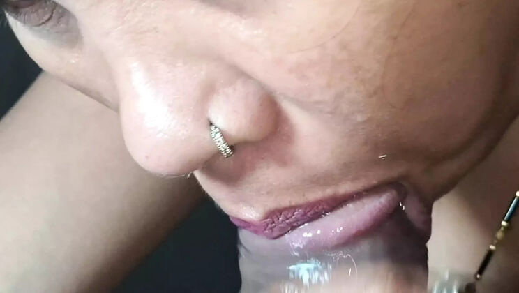 Monju's sister-in-law begs to slice his monster cock