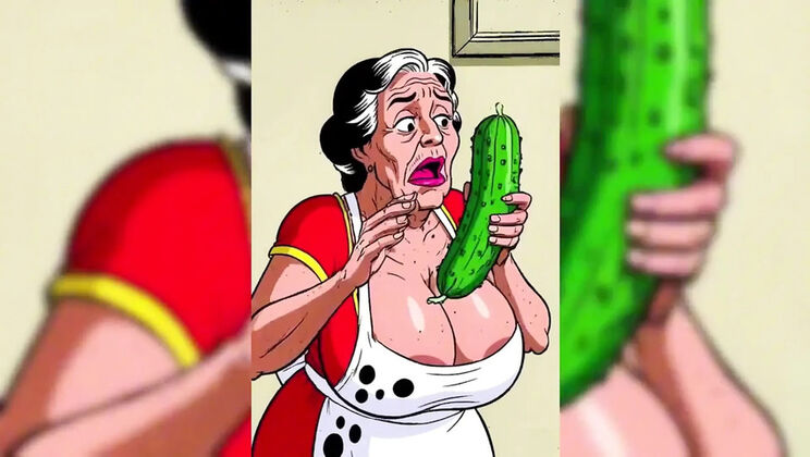 AI Cartoon MILF Shows Off Her Massive Melons