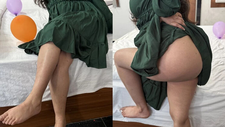 Boss Gives Employee a Dress as a Gift, Then Fucks Her Hard Virgin Pussy