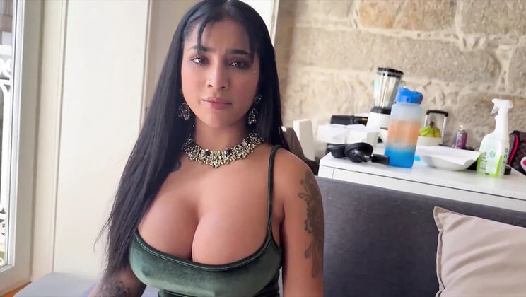 Yasmina Khan Takes My Big Dick Creampie Missionary POV