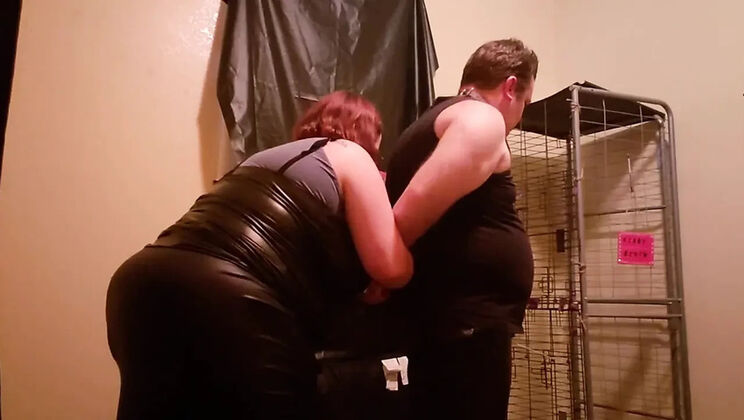 BBW Dominatrix Makes Slave Boy Obey