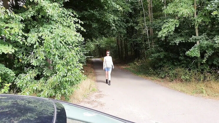 My Hottest Car Dates - Big Tits Blonde MILF Gets Cum in Mouth