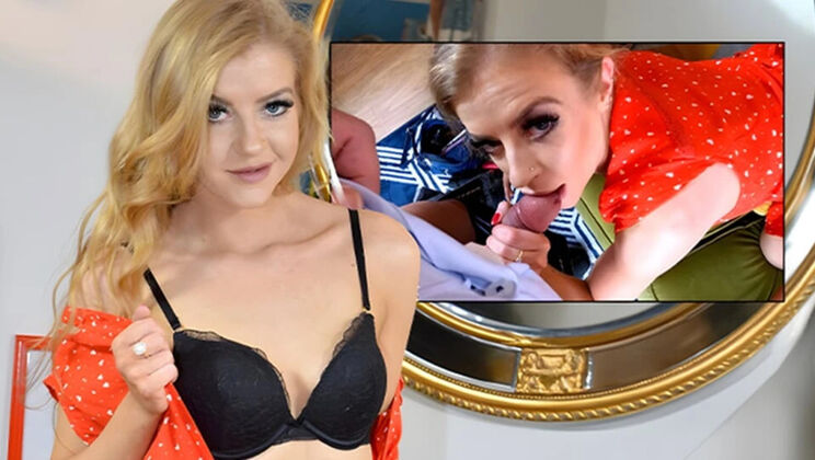 Old Jim Slip Fucks British Babe Amelia Grace in POV Anal